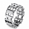 17-in-1 Stainless Steel Multi-Tool Bracelet