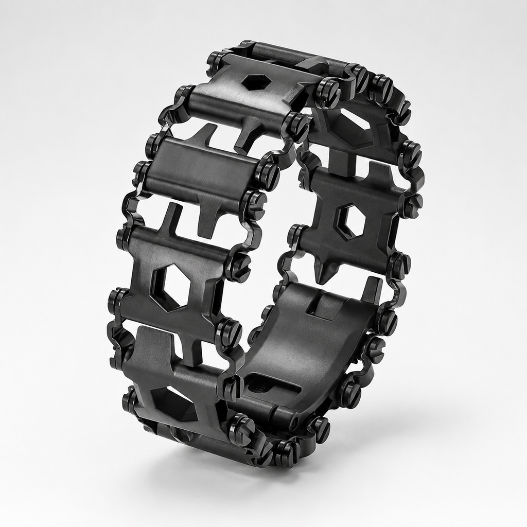 17-in-1 Stainless Steel Multi-Tool Bracelet