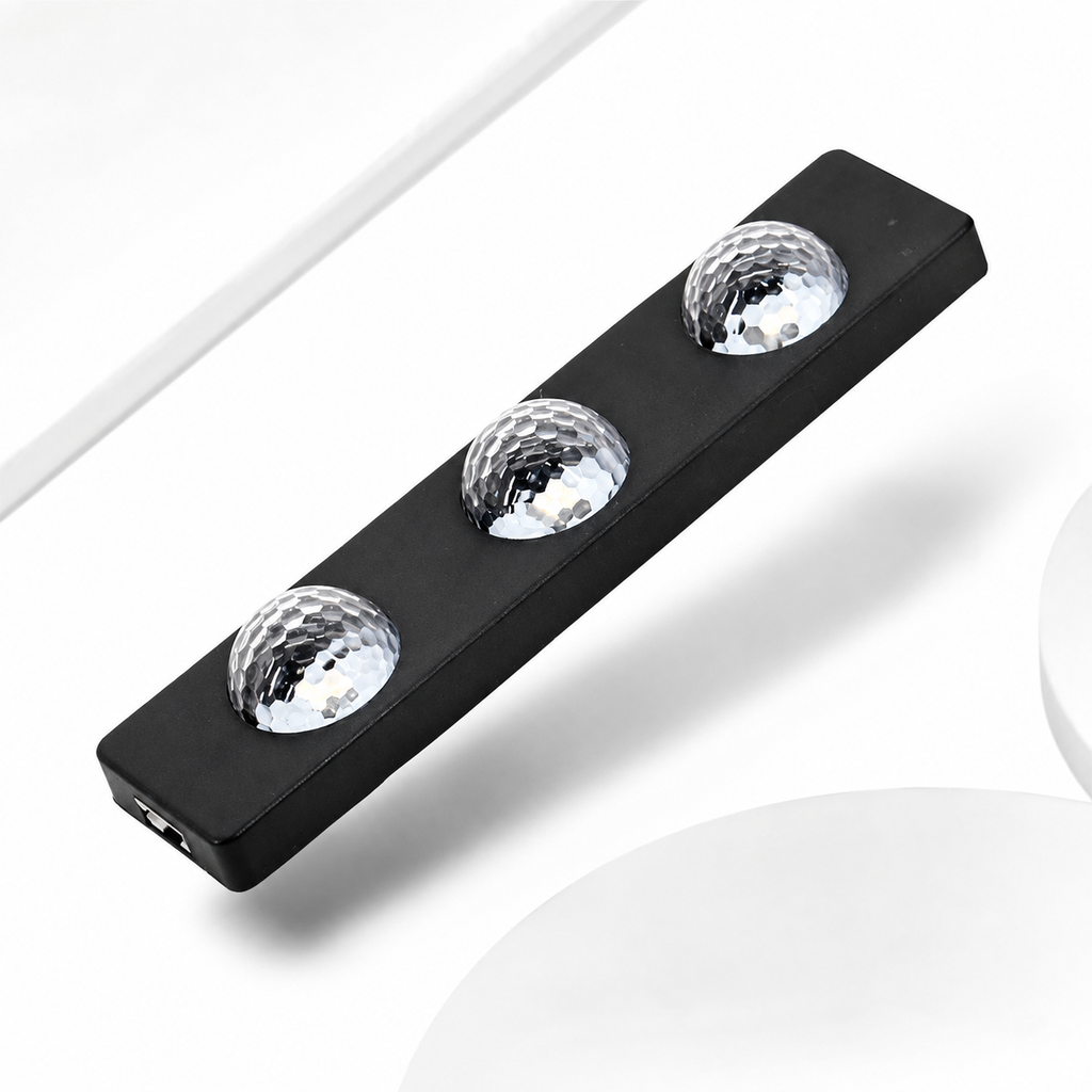 7-Color Sound-Activated Car Interior Ambient Light Kit
