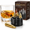 Golden Bullet Whiskey Chilling Stones Set