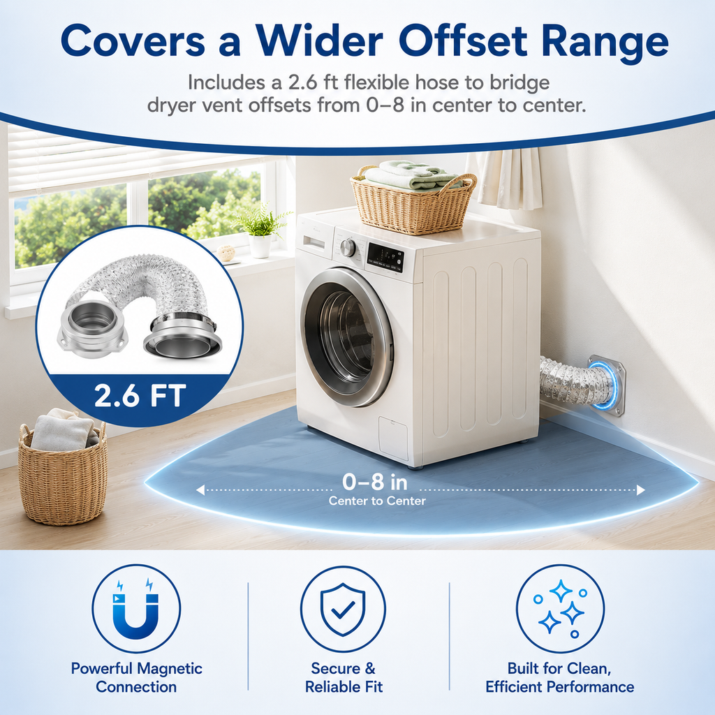Magnetic Dryer Vent Hose Kit