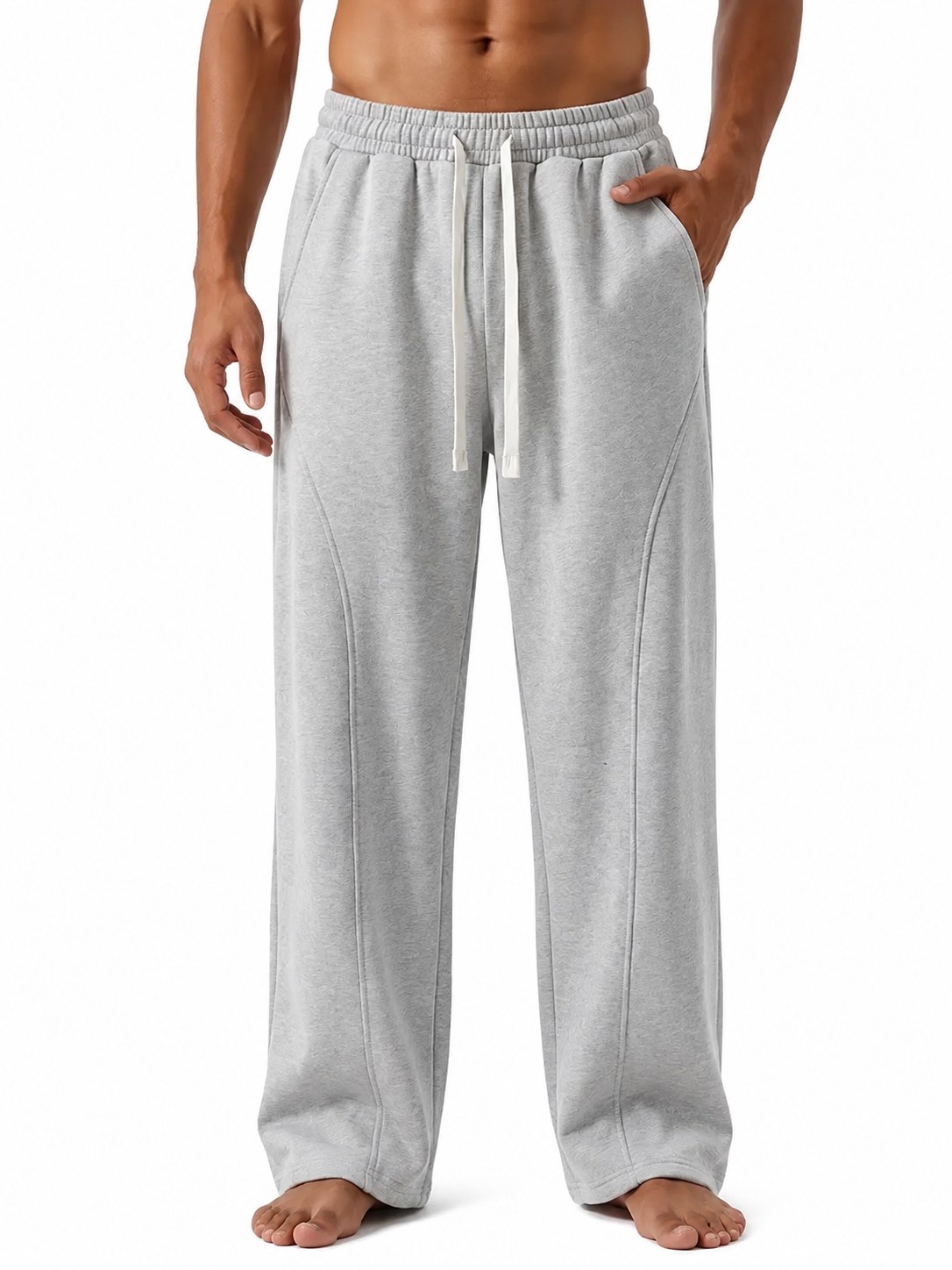 Fleece-Lined Wide-Leg Sweatpants — Relaxed Comfort for Everyday Wear