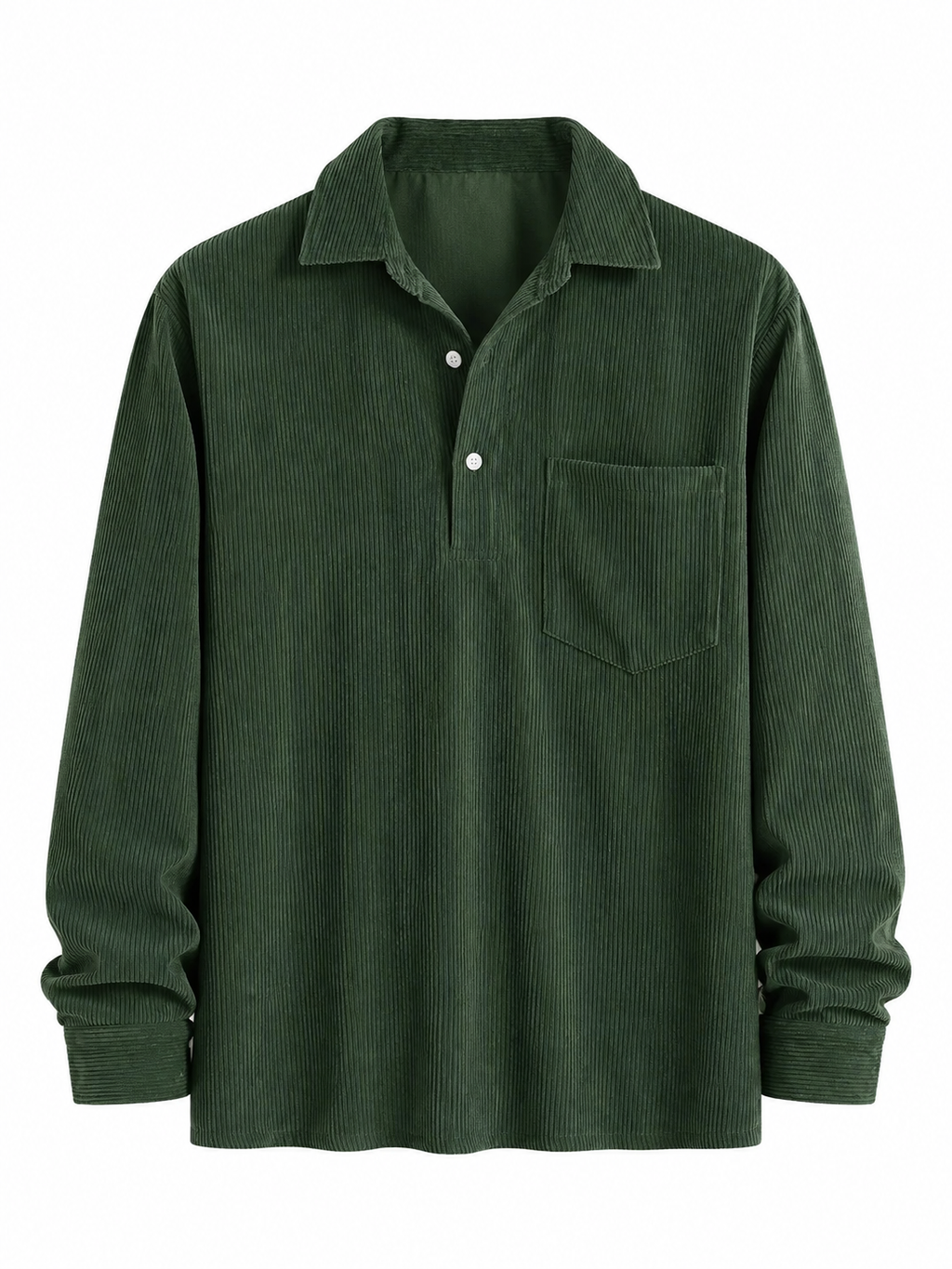 Men’s Ribbed Long Sleeve Shirt — Texture, Comfort &amp; Effortless Everyday Style