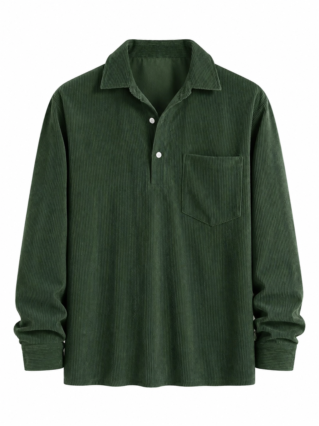 Men’s Ribbed Long Sleeve Shirt — Texture, Comfort &amp; Effortless Everyday Style