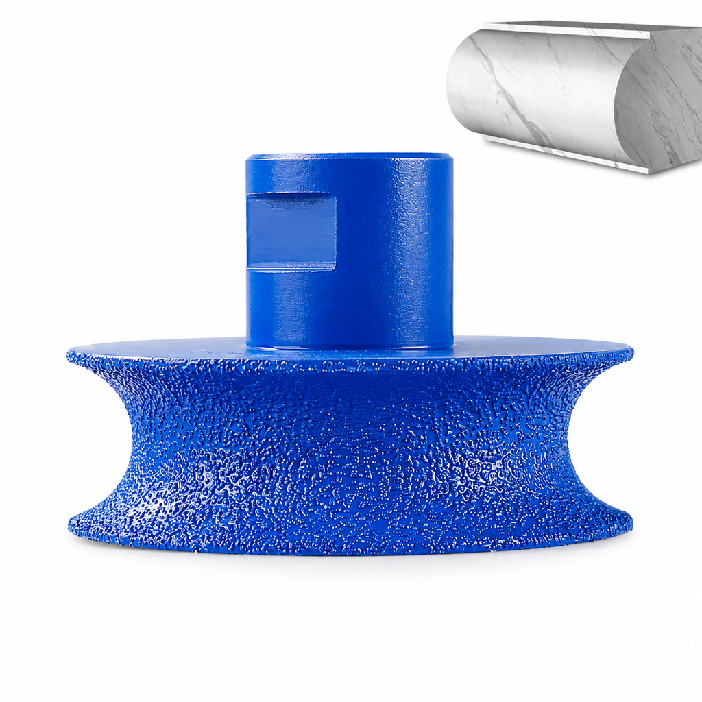 3" Diamond Profile Wheel — Shape Smooth Bullnose Edges with Better Control