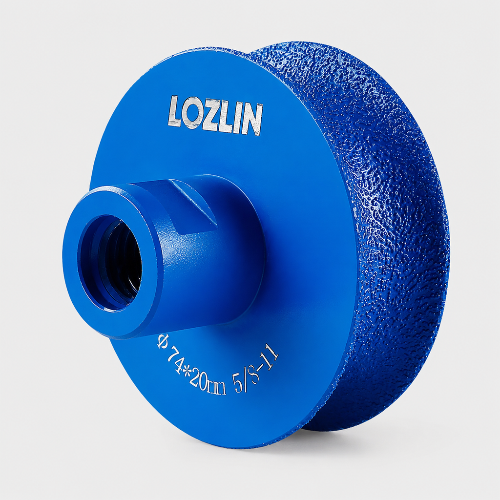 3" Diamond Profile Wheel — Shape Smooth Bullnose Edges with Better Control