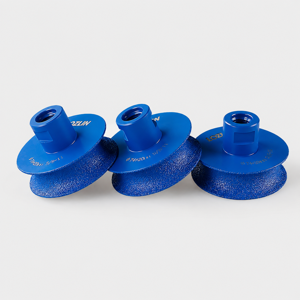 3" Diamond Profile Wheel — Shape Smooth Bullnose Edges with Better Control