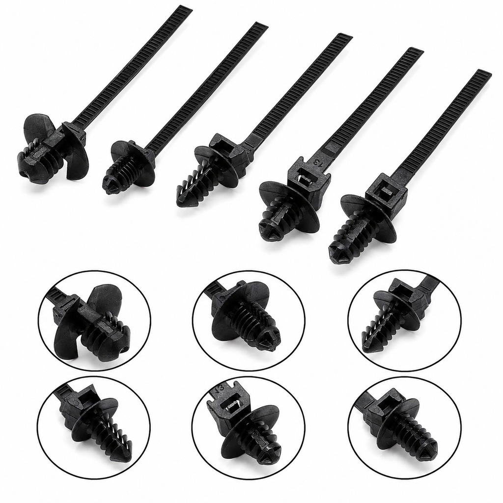 Push Mount Cable Tie Kit — Secure Wiring Without The Hassle