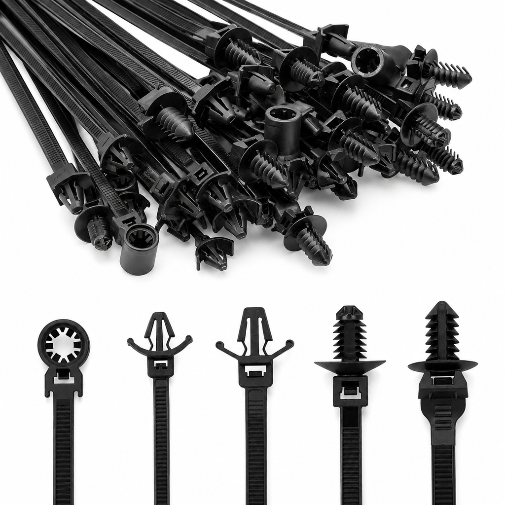 Push Mount Cable Tie Kit — Secure Wiring Without The Hassle