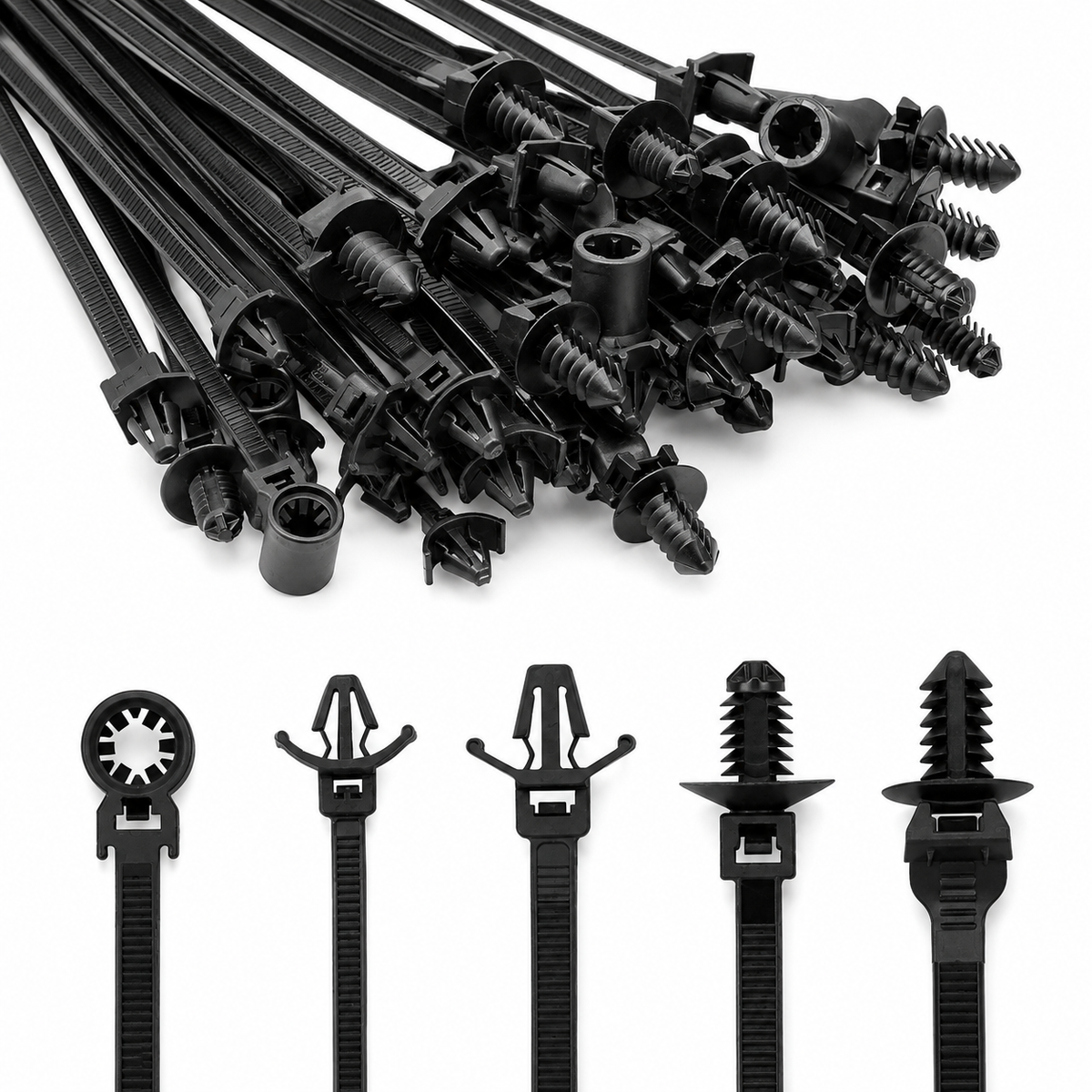 Push Mount Cable Tie Kit — Secure Wiring Without The Hassle