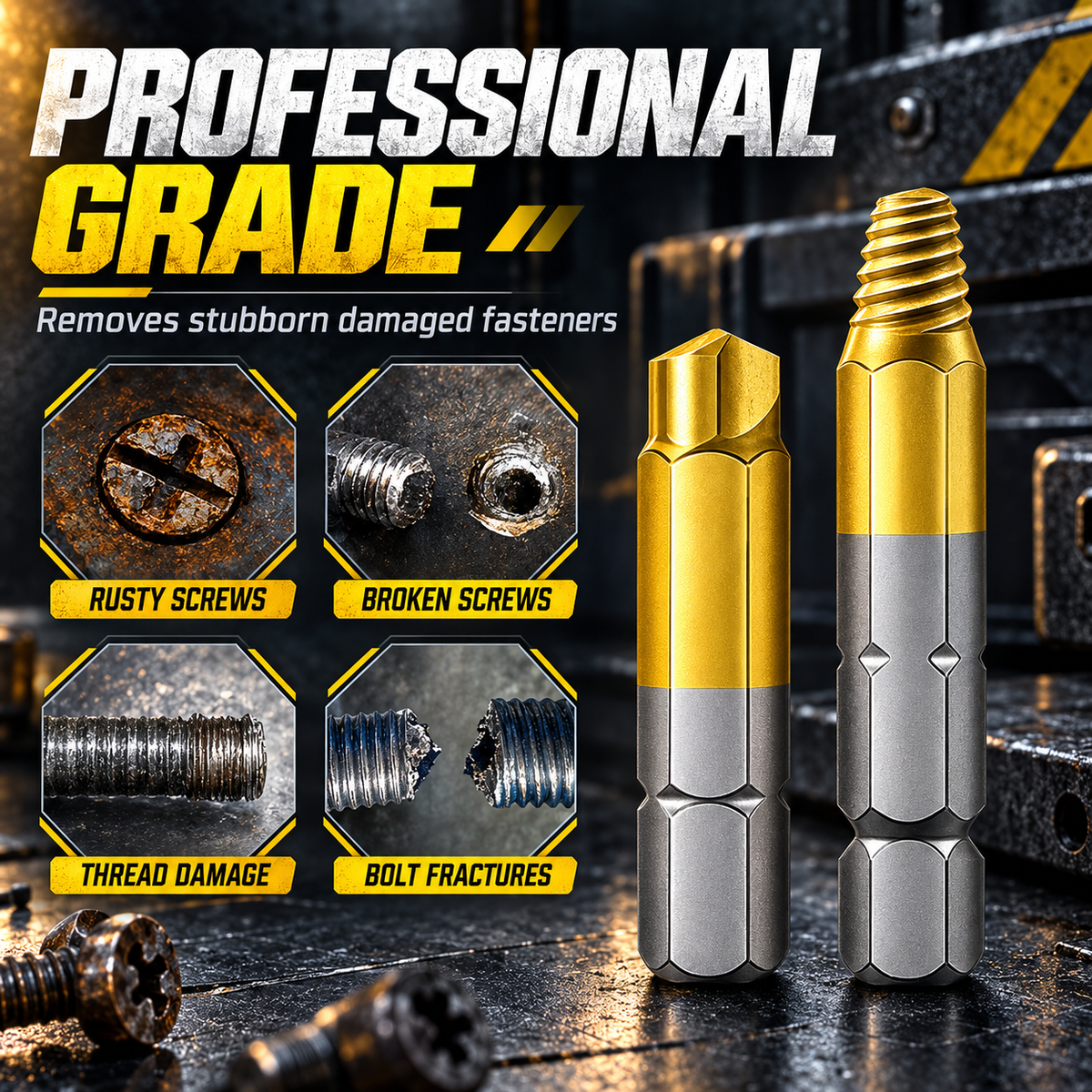 22-Piece Screw Extractor Bit Set