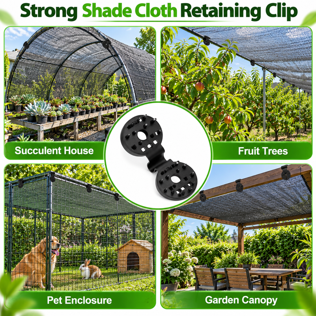 Shade Cloth Clips — Secure Your Shade Faster, Cleaner, And With Less Hassle