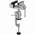 Clamp-On Swivel Bench Vise — Hold Small Parts Where You Need Them
