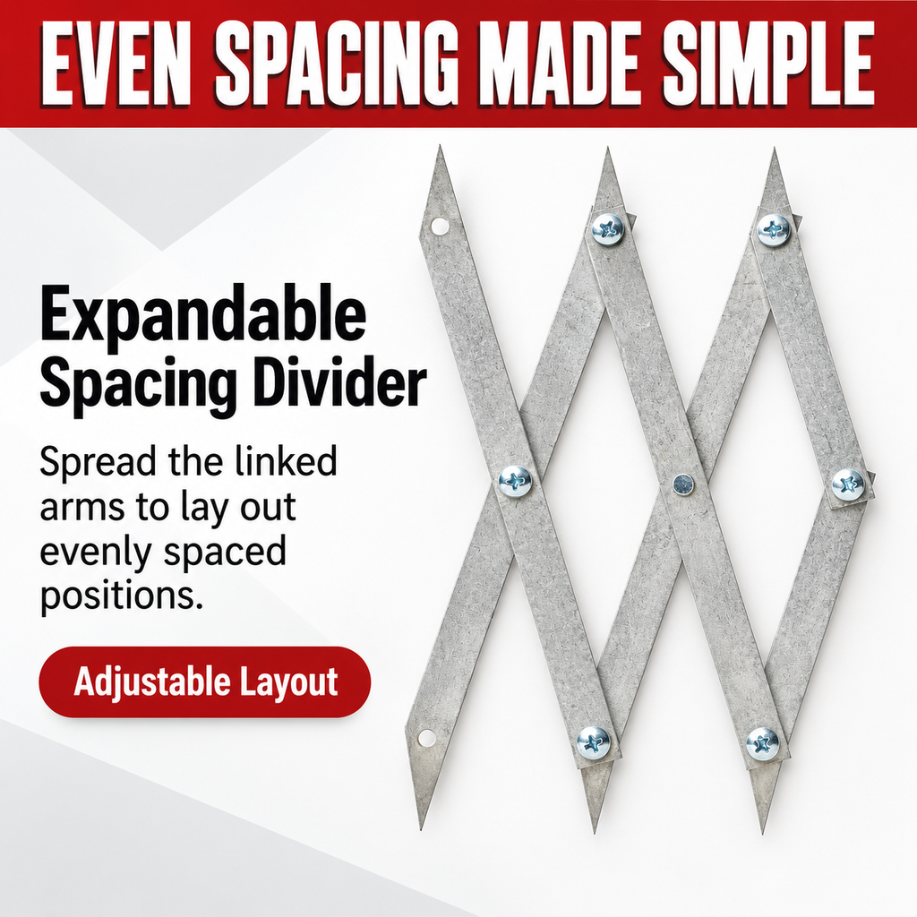 Expandable Spacing Divider — Lay Out Even Spacing With Less Repeated Measuring