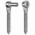Screw-In Gate Hinge Set — Connect Your Wooden Gate With Matching Pin &amp; Eye Hardware