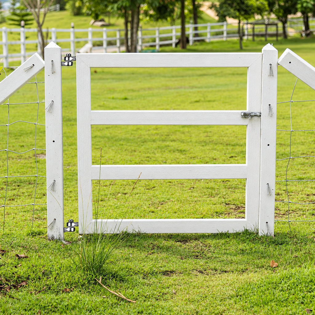 Screw-In Gate Hinge Set — Connect Your Wooden Gate With Matching Pin &amp; Eye Hardware