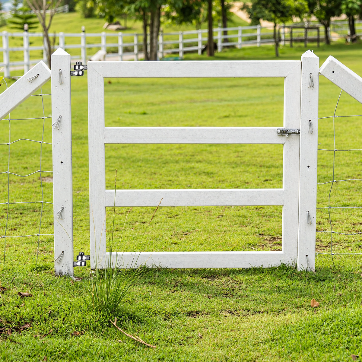 Screw-In Gate Hinge Set — Connect Your Wooden Gate With Matching Pin &amp; Eye Hardware
