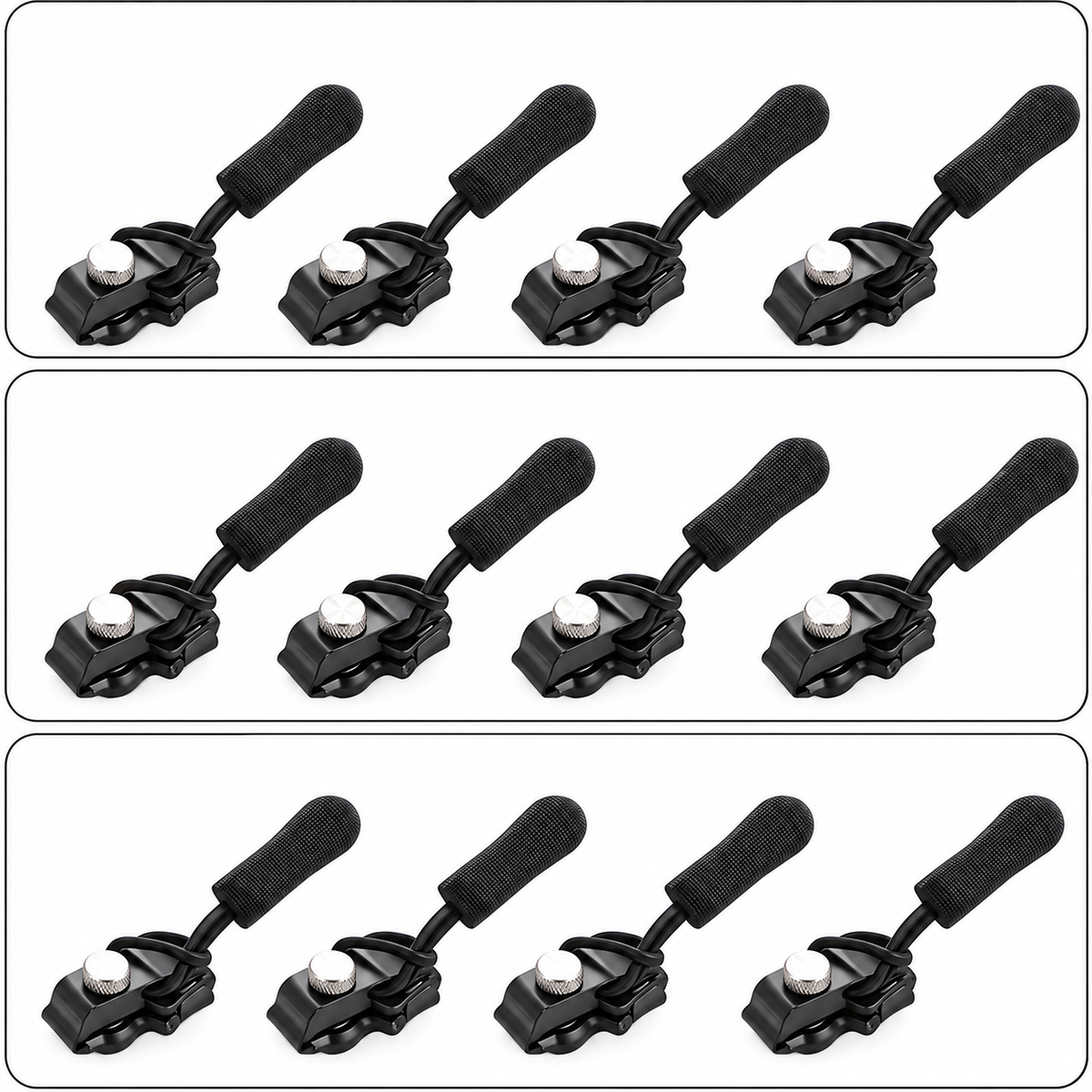 Detachable Replacement Zipper Slider — Give Your Jacket or Bag a Working Zip Again