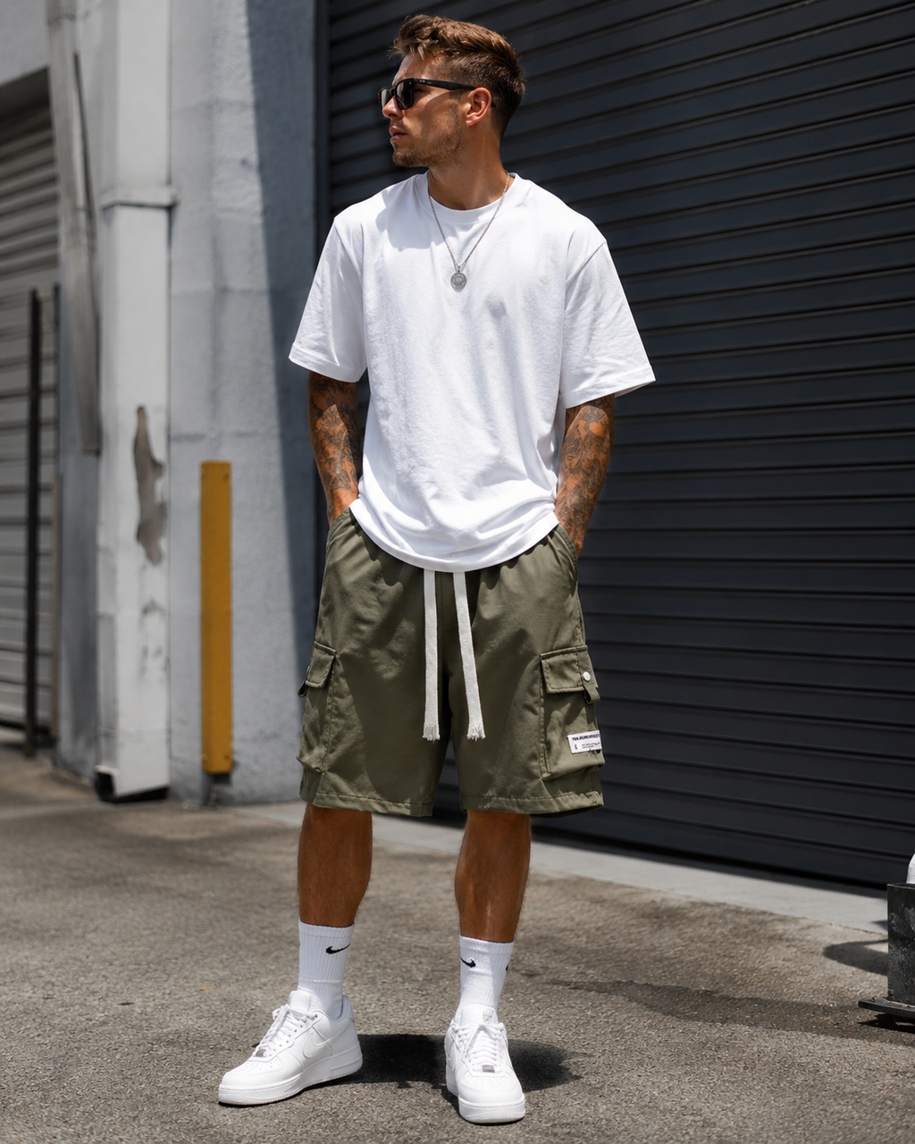 MEN'S UTILITY CARGO SHORTS – RELAXED STREET FIT