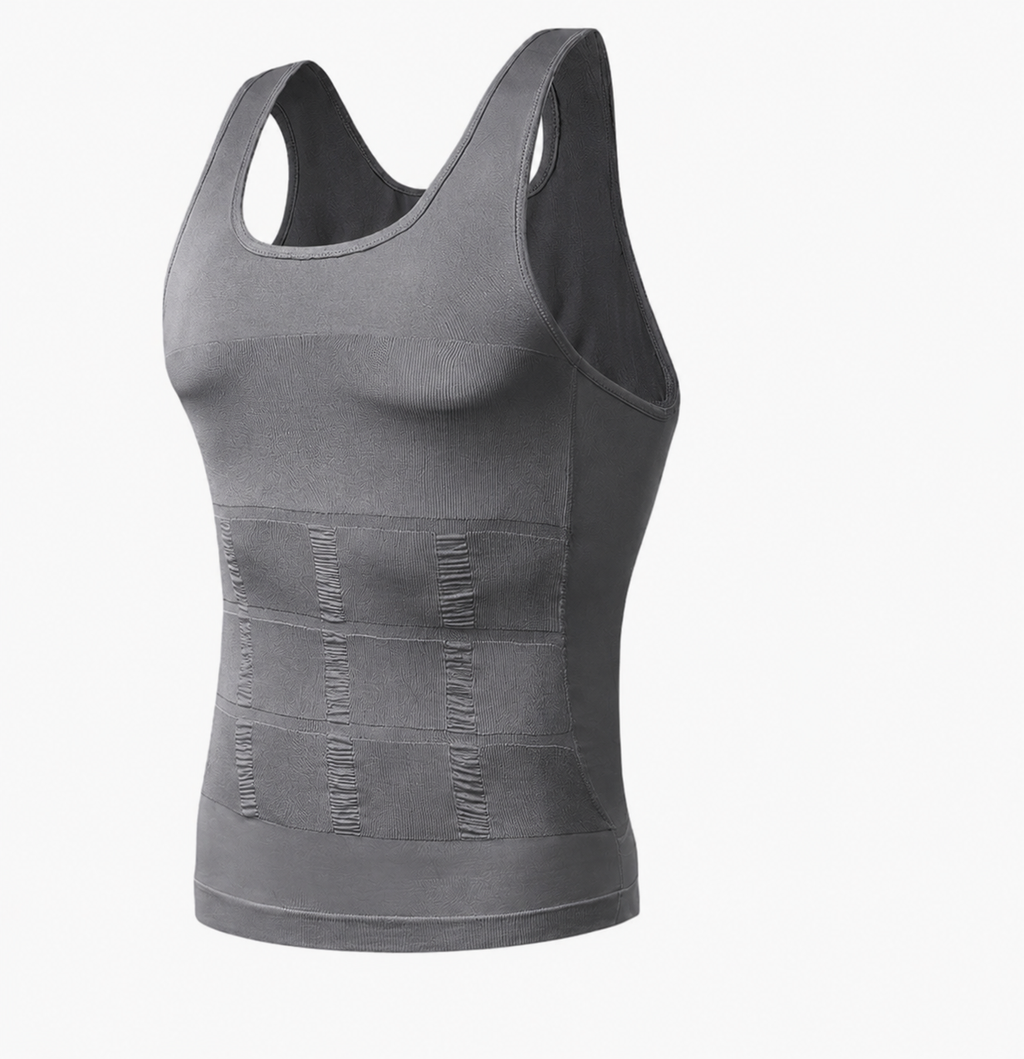 Men's Compression Shaper Tank Top – Chest & Tummy Control