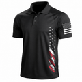 Freedom Flag Tactical Polo Shirt– Lightweight Performance Fit