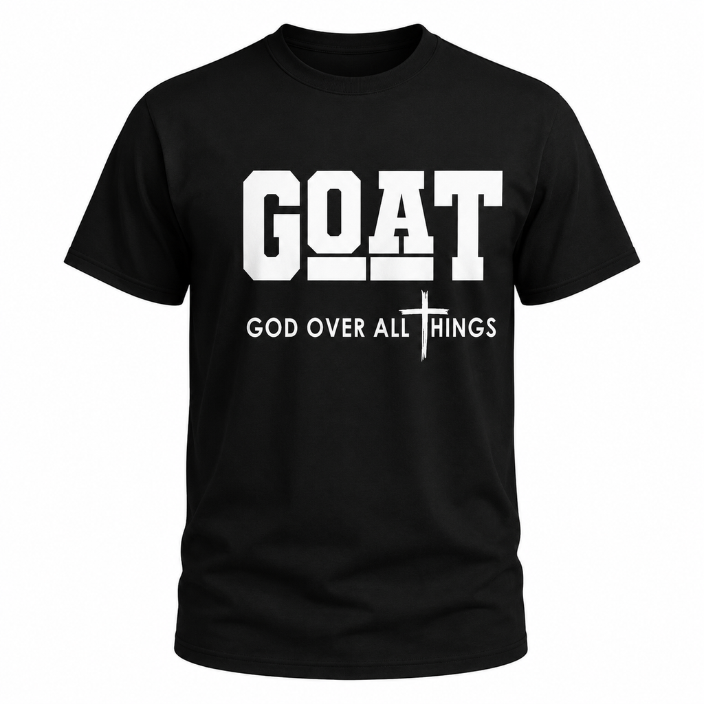 Men’s GOAT Graphic T-Shirt – Casual Streetwear Short Sleeve Tee