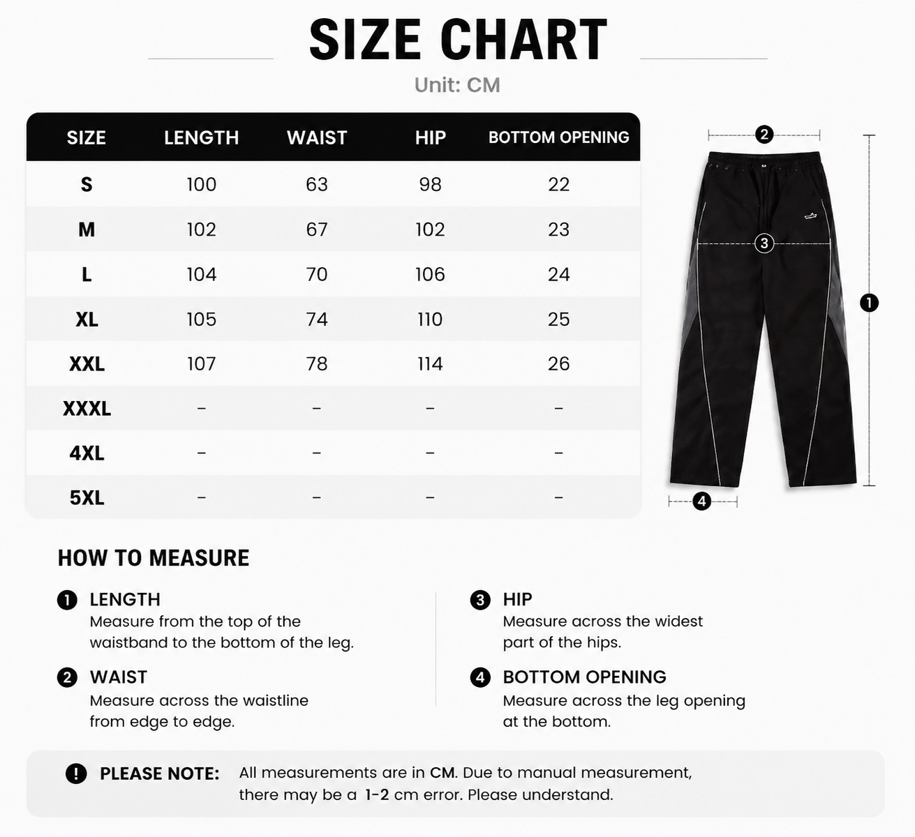 MEN’S MINIMAL CONTRAST LINE WIDE-LEG PANTS