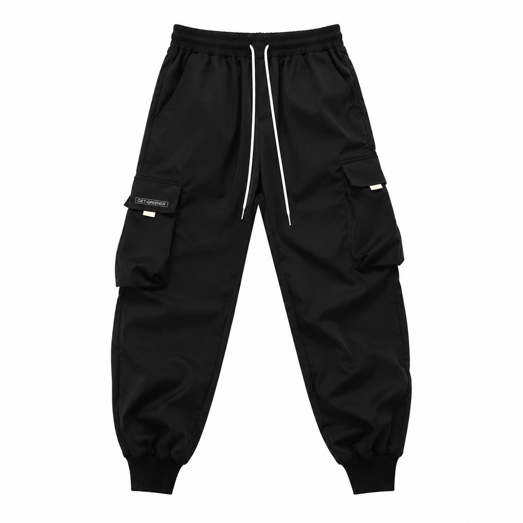 MEN’S TACTICAL CARGO JOGGER PANTS Utility Techwear Streetwear Slim Fit Pants