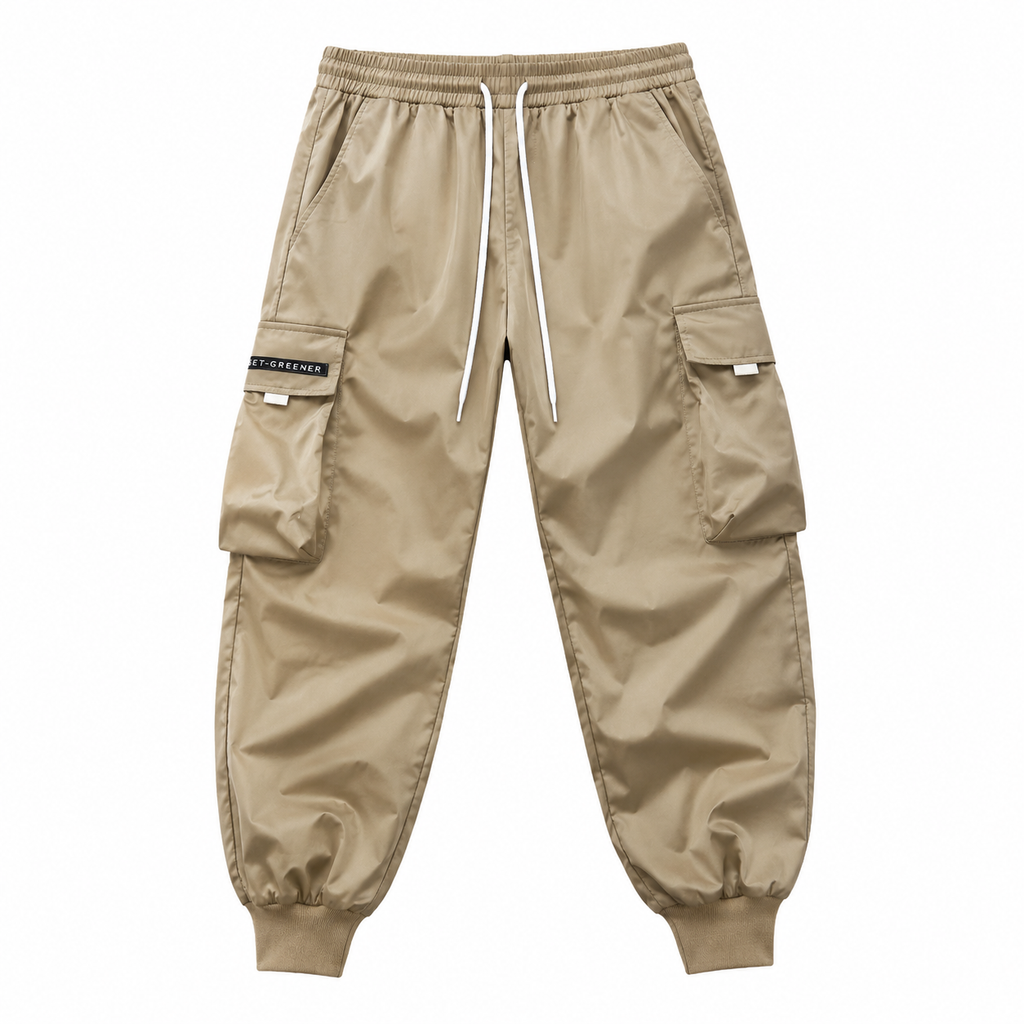 MEN’S TACTICAL CARGO JOGGER PANTS Utility Techwear Streetwear Slim Fit Pants