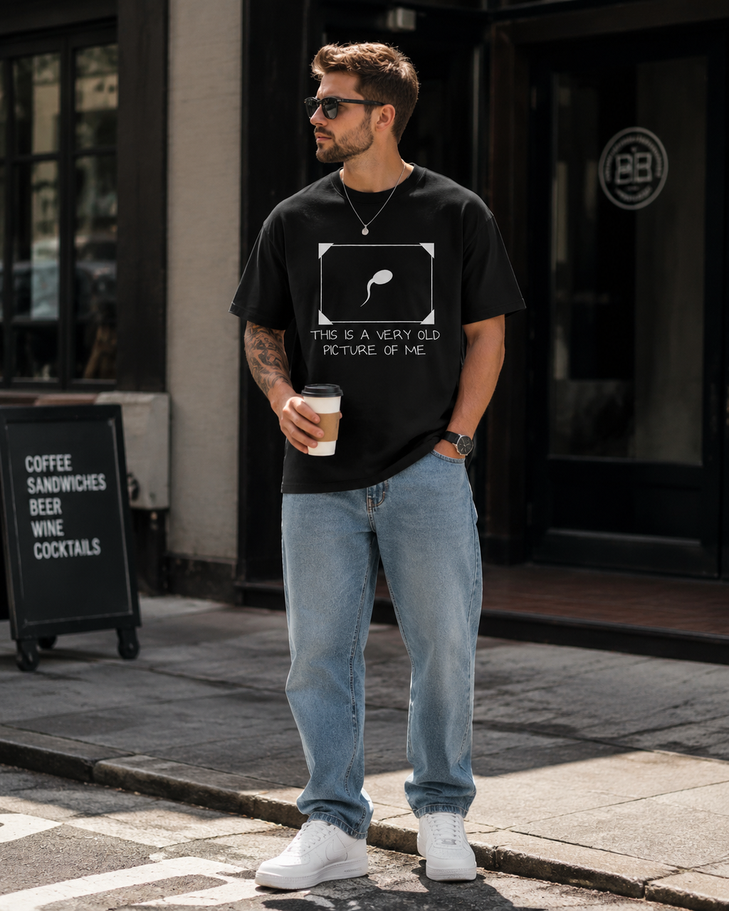 This Is a Very Old Picture of Me Meme Graphic Tee – Ironic Funny Streetwear T-Shirt for Men