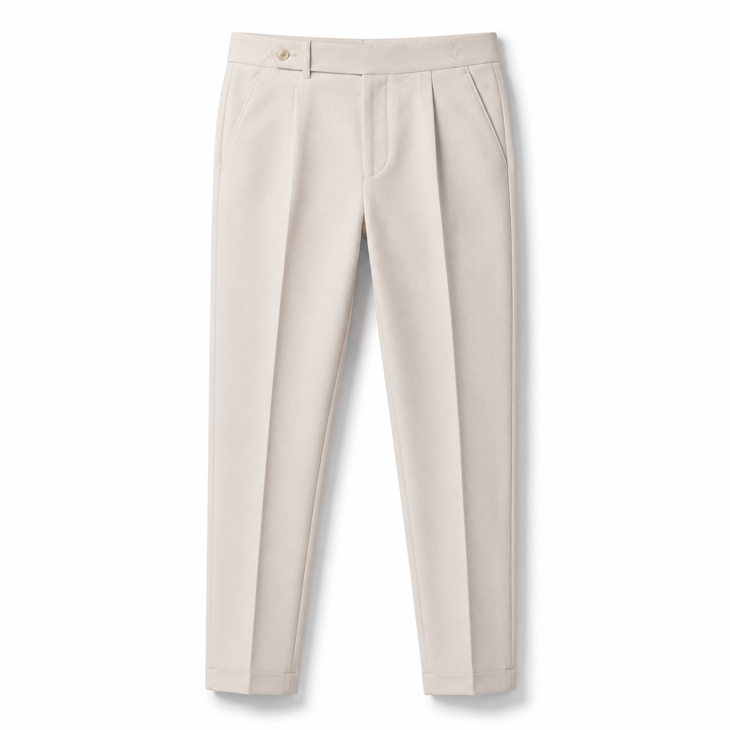 MEN’S OLD MONEY SLIM FIT PLEATED DRESS PANTS
