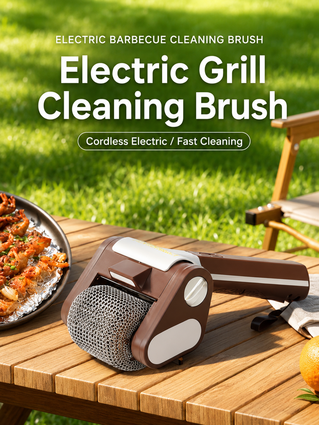 ElectricSpin BBQ Grill Cleaner