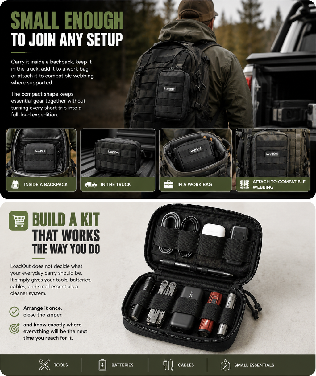 LoadOut Compact EDC Organizer Pouch