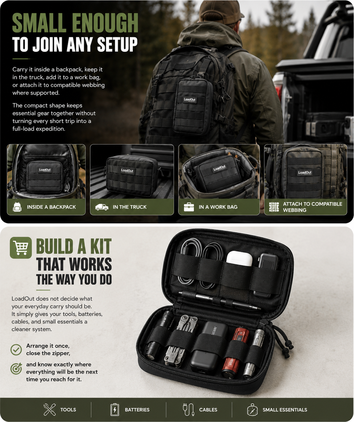 LoadOut Compact EDC Organizer Pouch