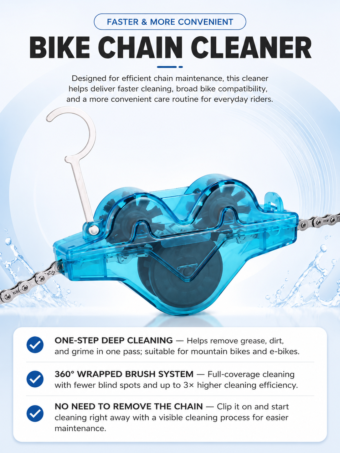 ChainSpin Bicycle Chain Cleaner