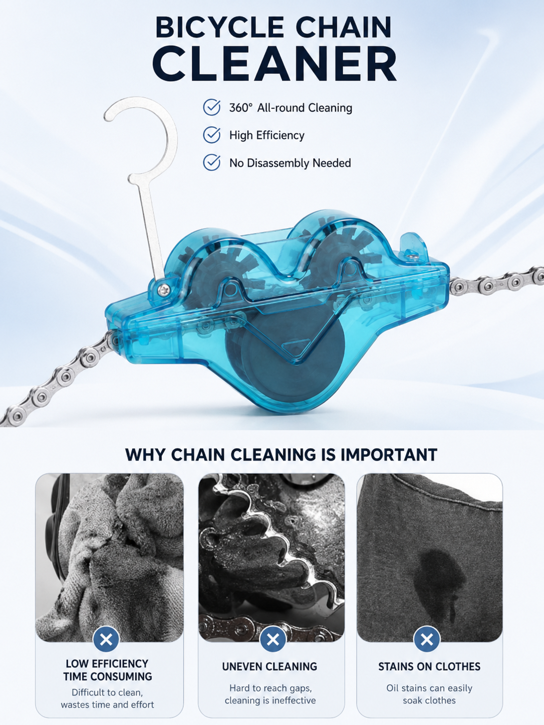 ChainSpin Bicycle Chain Cleaner