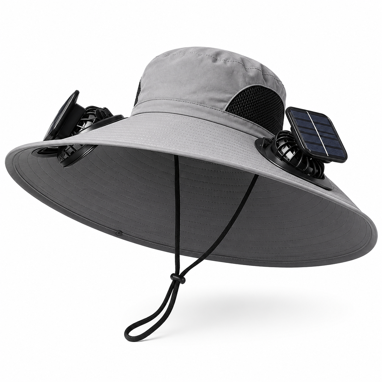 SolarBreeze Dual-Fan Sun Hat