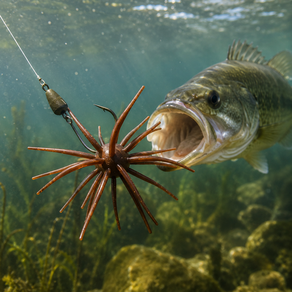 RippleStrike Floating Multi-Leg Soft Bait