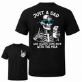 DAD CAME BACK MEME DOUBLE-SIDED T-SHIRT
