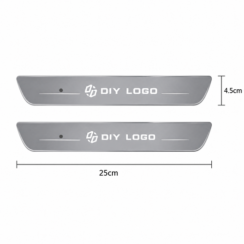 Rechargeable LED Car Door Sill Protector Lights