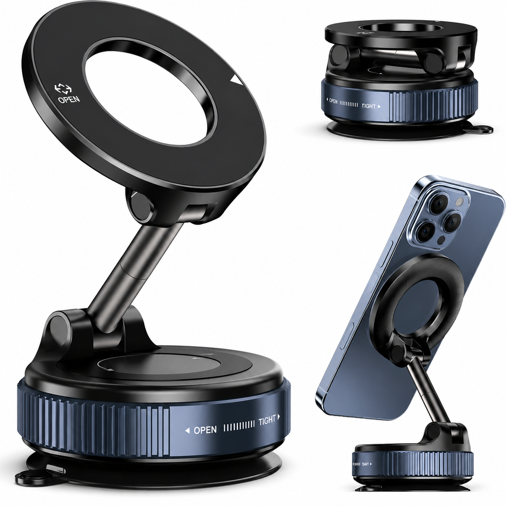 VacuumLock Magnetic Car Phone Mount
