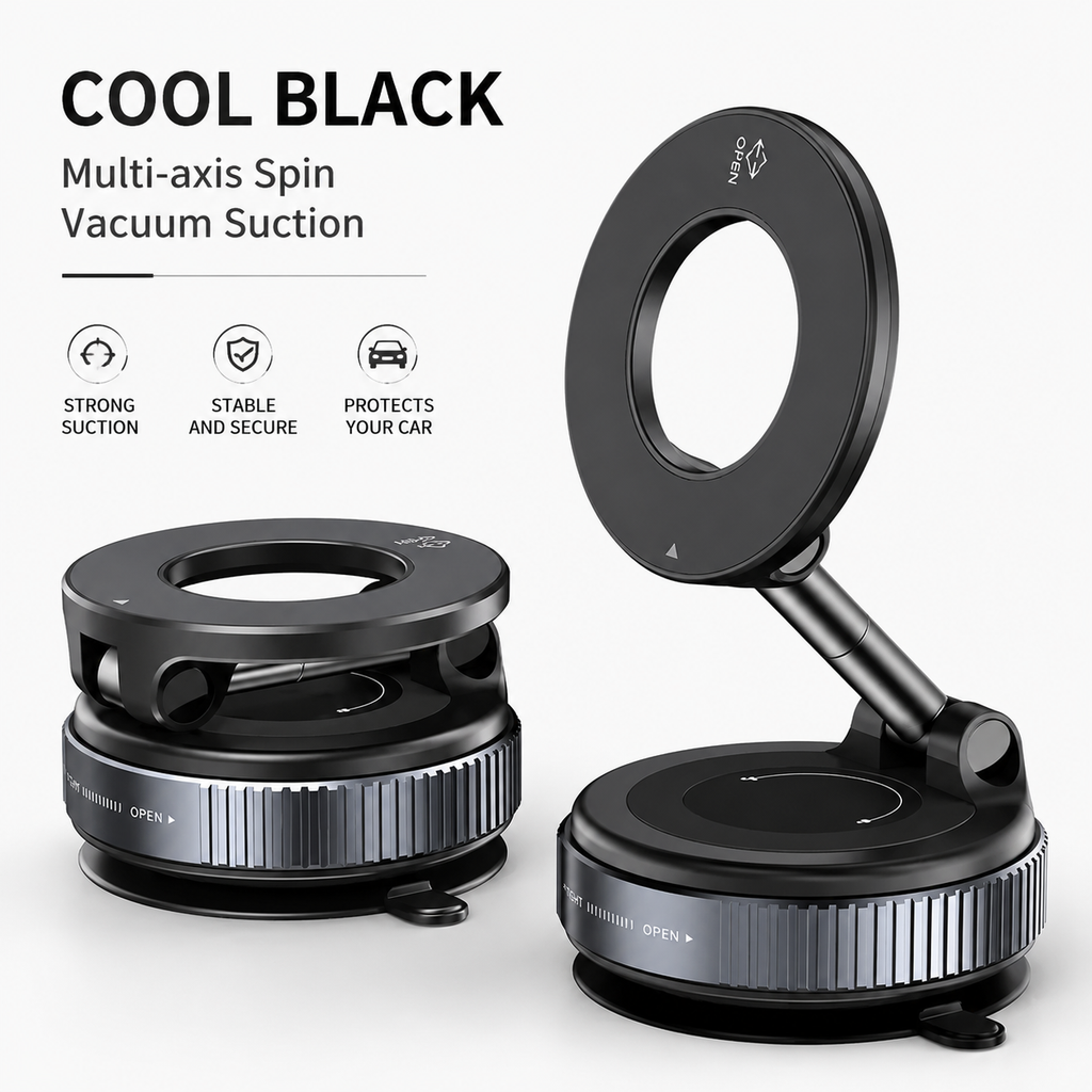 VacuumLock Magnetic Car Phone Mount