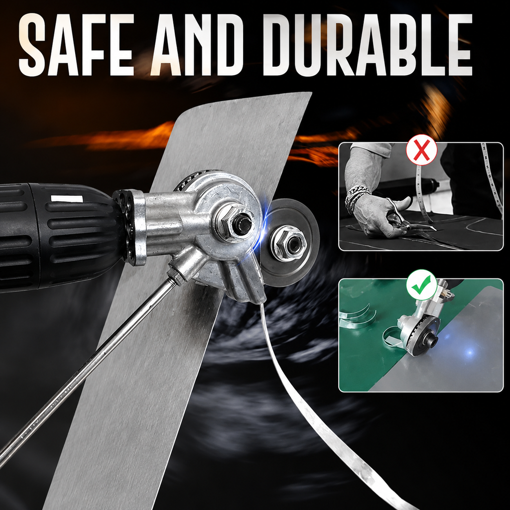 Electric Drill Sheet Metal Cutter Attachment