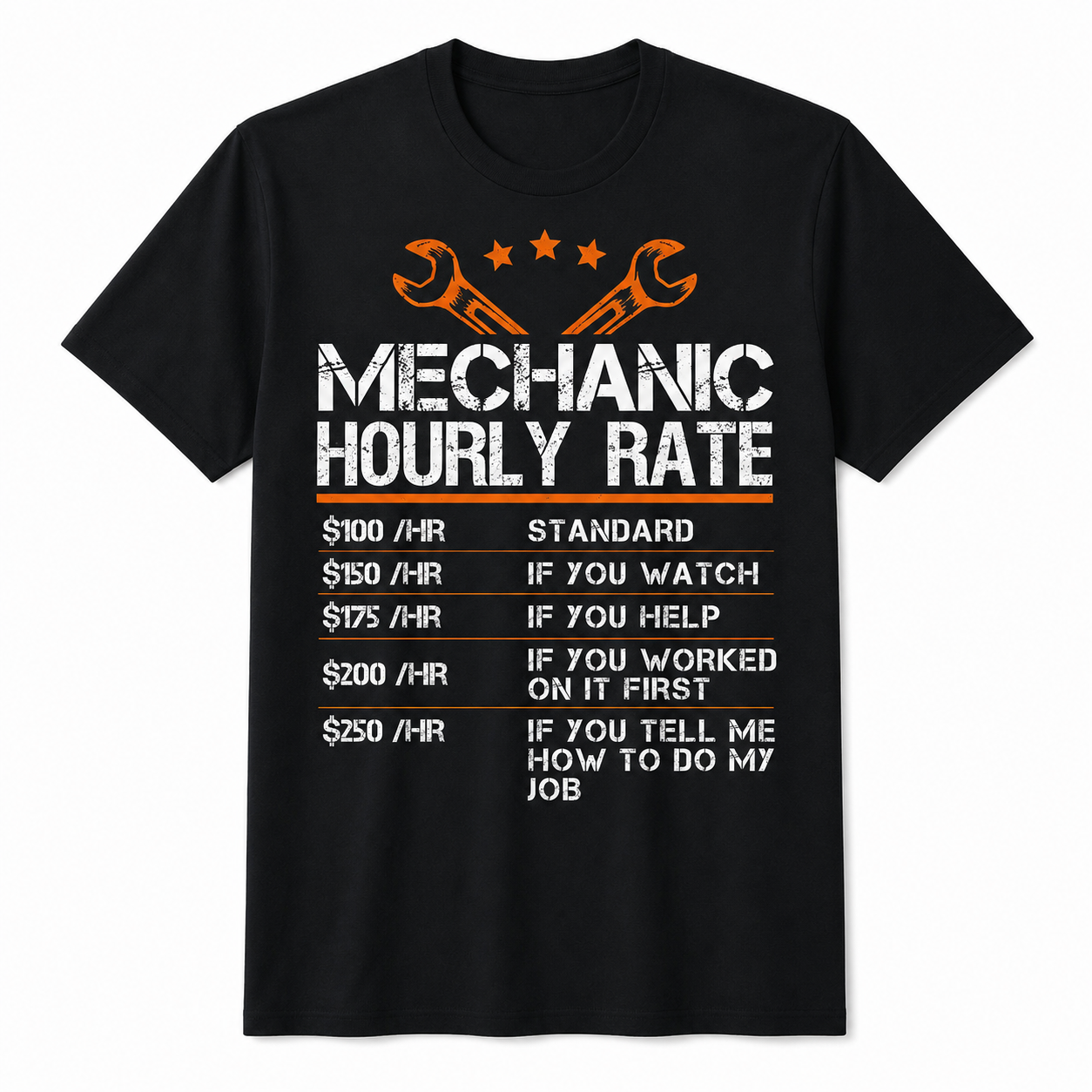 Men's Mechanic Humor Graphic T-Shirt – Vintage Garage Streetwear Tee
