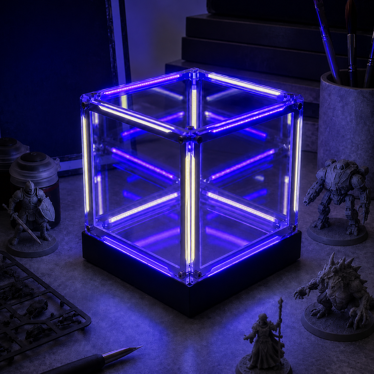 InfinityGlow Miniature Display Cube