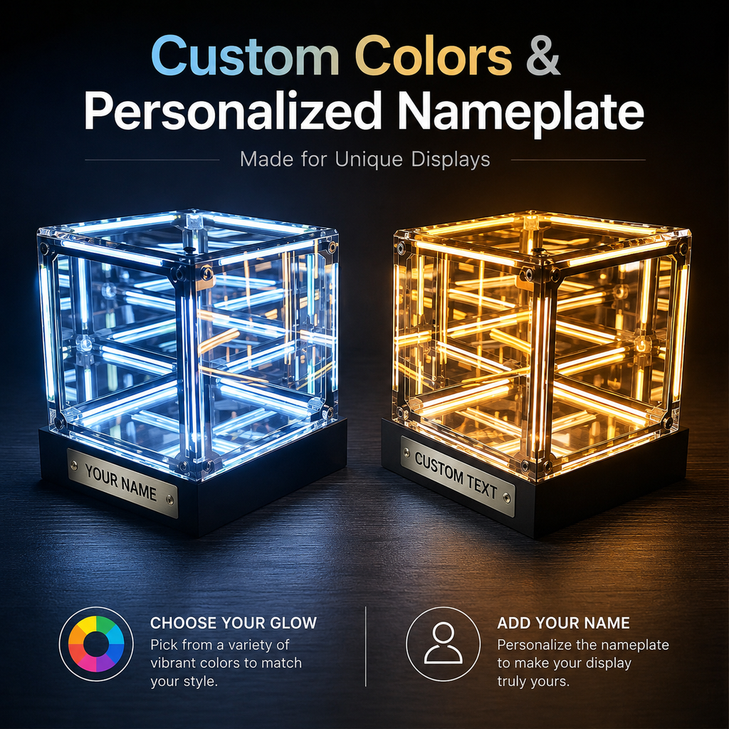 InfinityGlow Miniature Display Cube