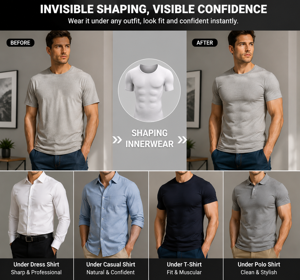 Mens SculptFit Muscle Base Shirt