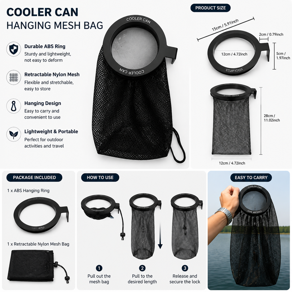CoolerSide Mesh Drink Holder