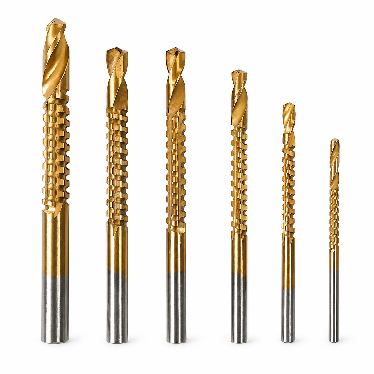 Drill, Enlarge and Shape with One Versatile Bit Set