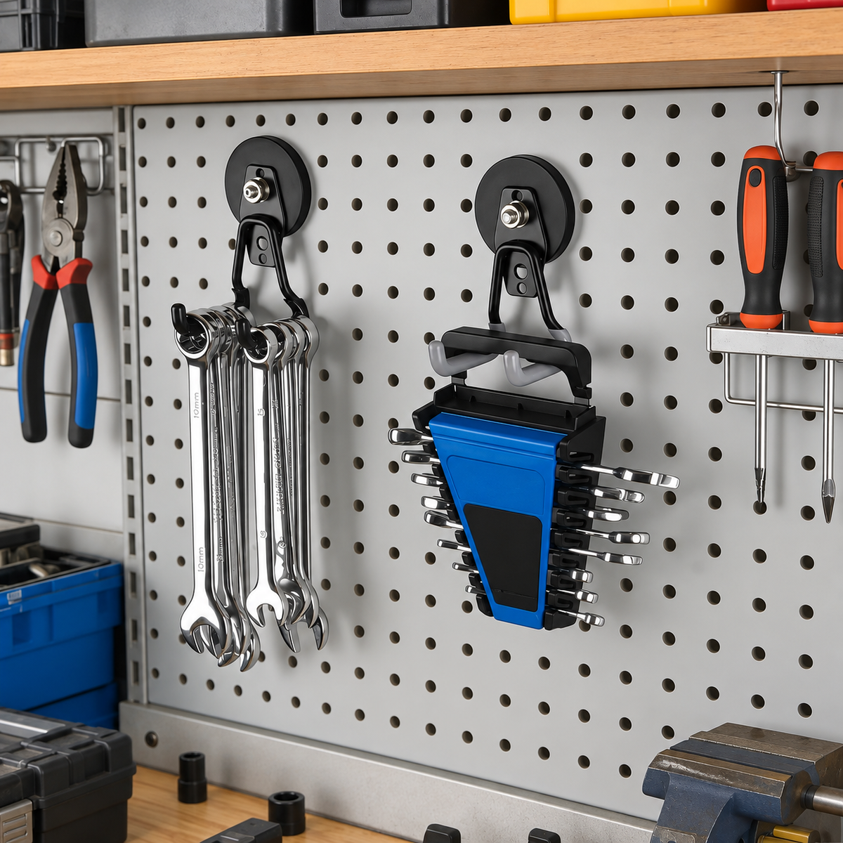 Magnetic Tool Storage Hooks — Clear Your Workbench, Keep Tools Within Reach